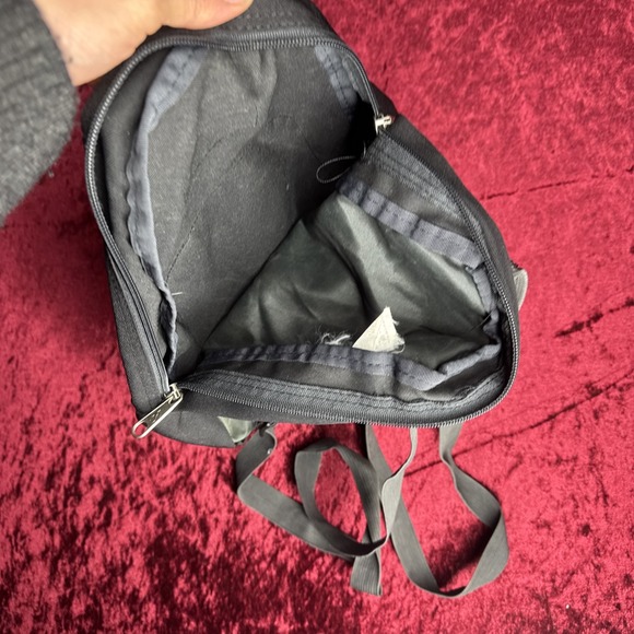 Jansport Mini Backpack Half Pint Black Travel Concert Rave - Picture 5 of 6